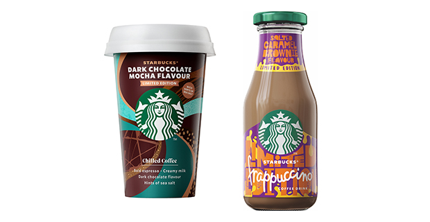 Starbucks lanserar två kylda kaffedrycker